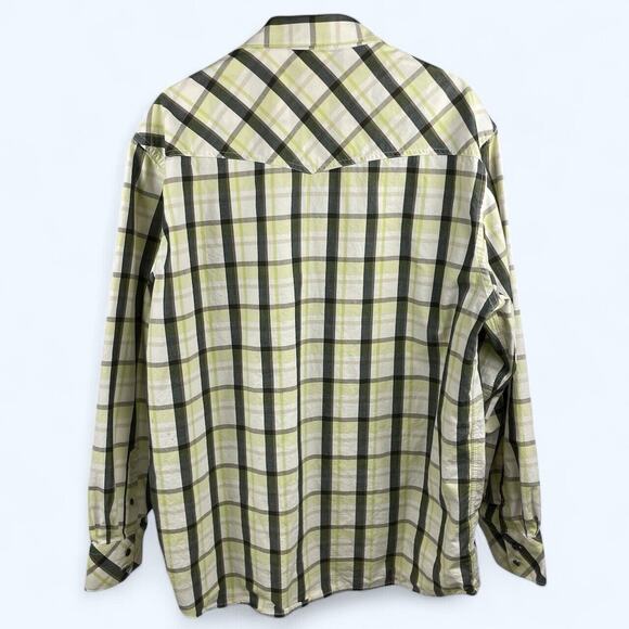 Rocawear Classic Mens Western Plaid Button Down Shirt XXL - Picture 2 of 8